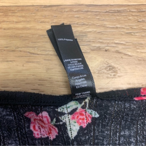 For Love and Lemons Pointelle Long Sleeve Pants Pajama Floral Rose set - Picture 11 of 16